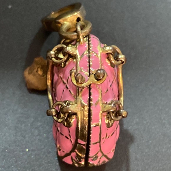 RARE Vintage Y2K JUICY COUTURE PINK QUILTED BOWLER BAG STATUS DAYDREAMER BARBIE - Picture 7 of 12